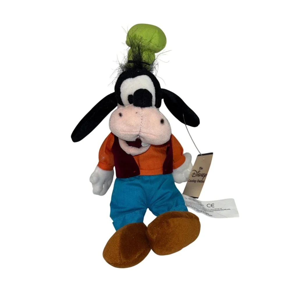 Disney Store Catalog Mini Bean Bag Goofy Plush 8 Inch NWT Vintage Collectible